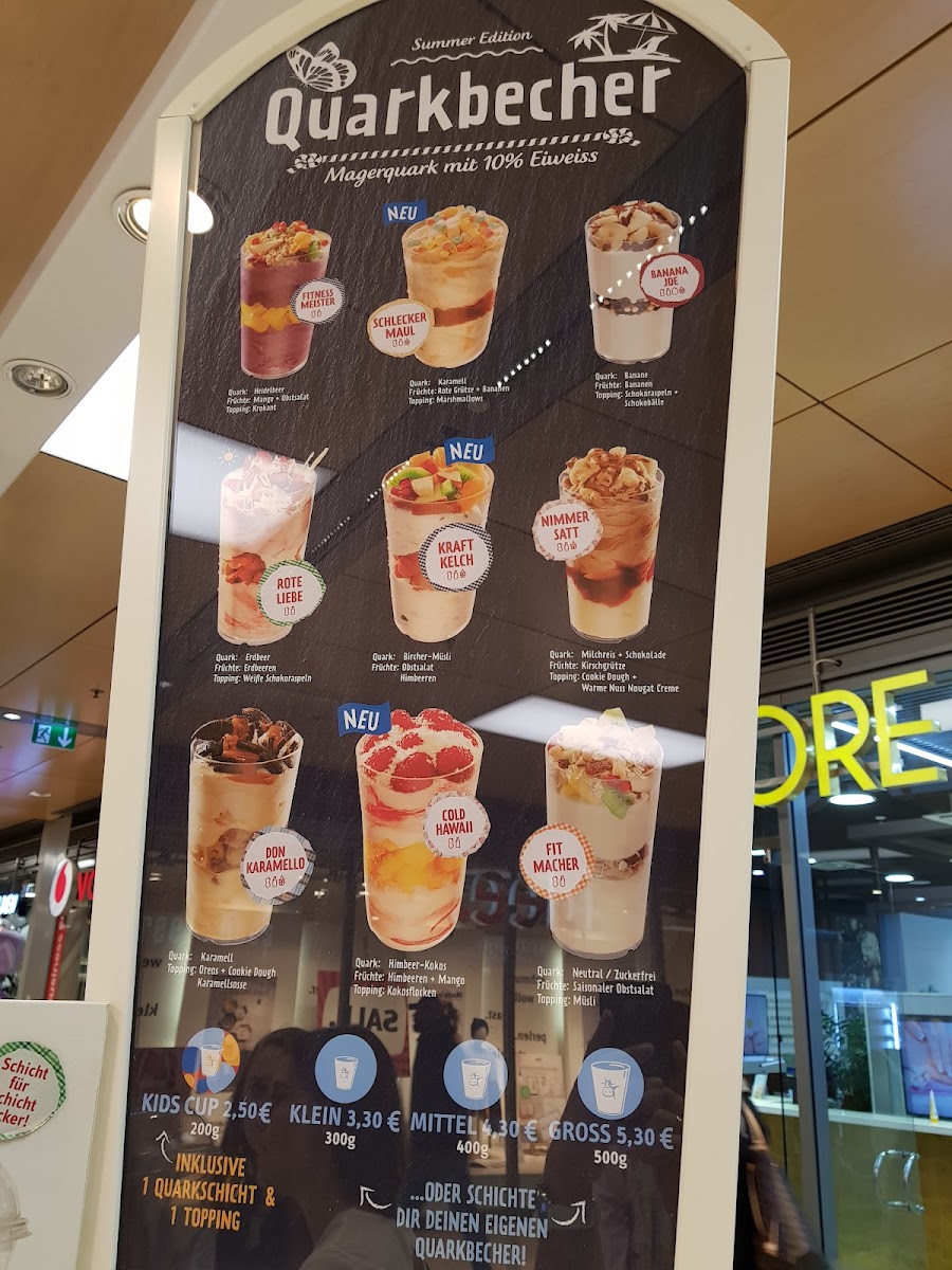 Menu Quarkerei Europa Passage-7